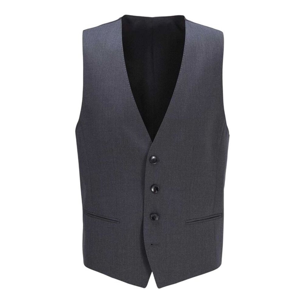Boss Mens Wilson Virgin Wool Vest / Dark Grey